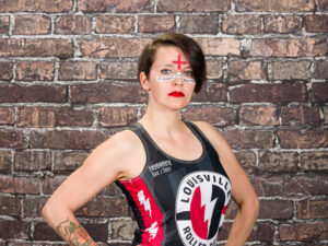 Louisville Roller Derby Skater Carla Whambulance