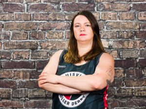 Louisville Roller Derby Skater LaceVentura