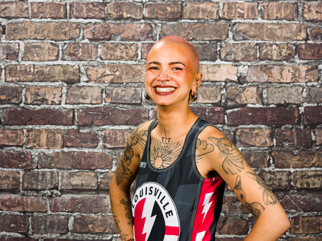 Louisville Roller Derby Skater Thembo