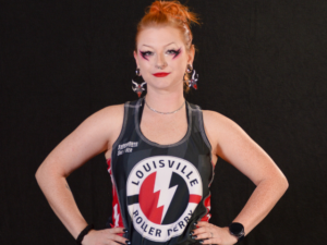 Louisville Roller Derby skater Hael Skatin'