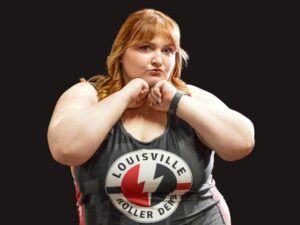 Louisville Roller Derby skater, Jennifer Cruelidge (Cruel)