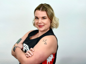 Louisville Roller Derby Skater RamPaige #49