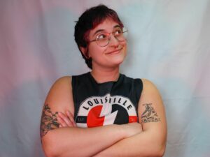 Louisville Roller Derby Skater Lucky Kentucky